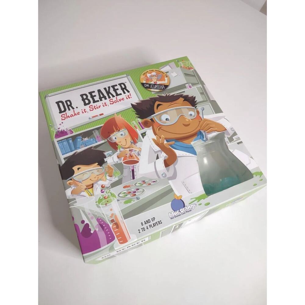 DR. BEAKER: Shake It, Stir It, Solve It! Science Game Blue Orange STEM *READ!